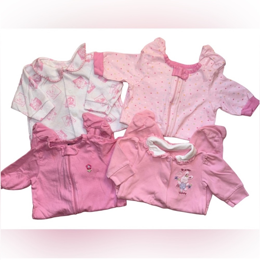 4-Piece Newborn Footie Pajama Set (NB)